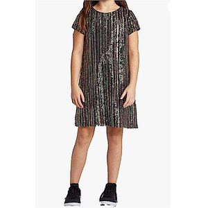 ART CLASS Girls' Sequin Short Sleeve Dress XXL